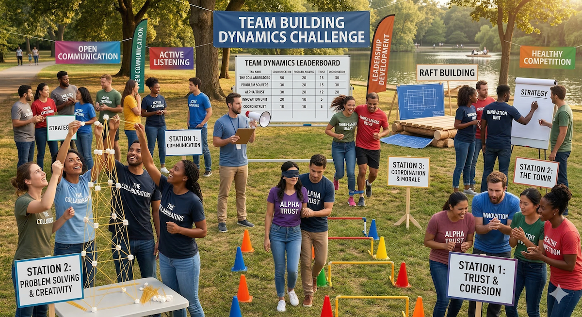 Team building activity session